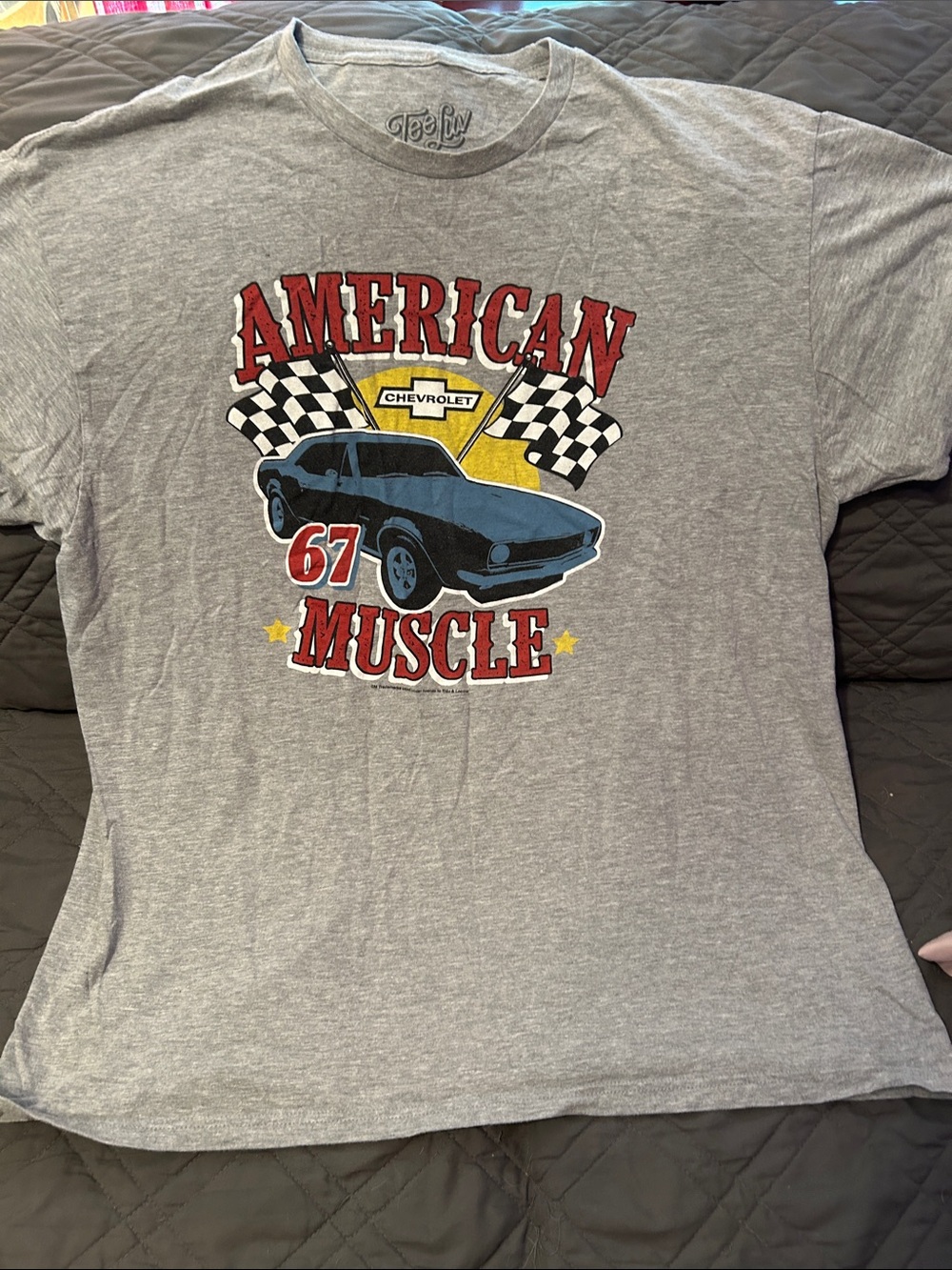 Chevrolet American Muscle 67 Graphic Short Sleeve Tee - Gray
